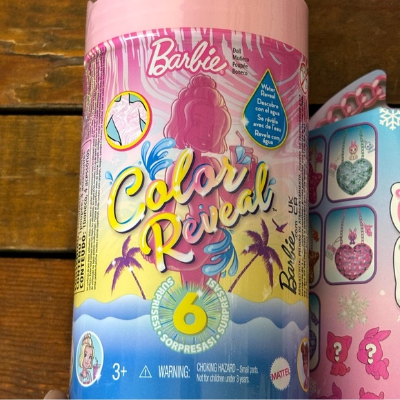 Barbie Color Reveal Sand &Sun Series Chelsea Surprise Doll/Cutie Reveal Purse - Picture 5 of 8